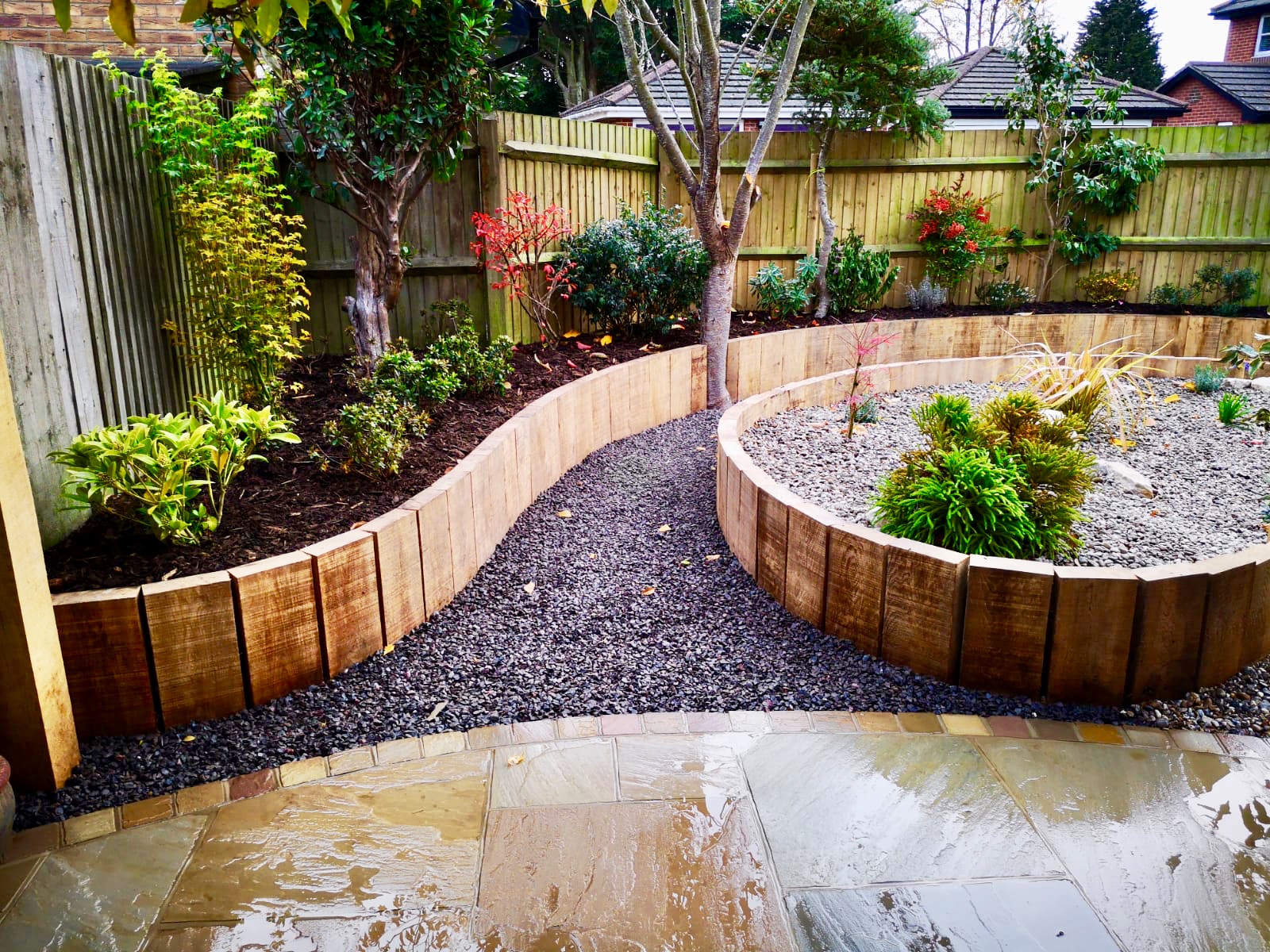 Crs Landscapes Portfolio - Split Level Front Garden Designs Crs Landscapes Portfolio - Split Level Front Garden Designs
